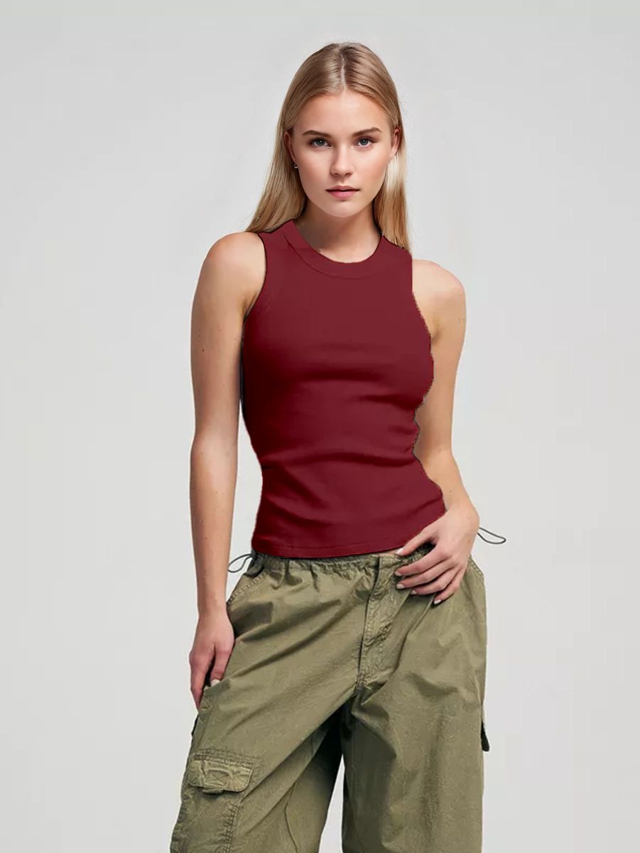 Kadın%20Halter%20Yaka%20Kaşkorse%20Fitilli%20Beyaz%20Atlet