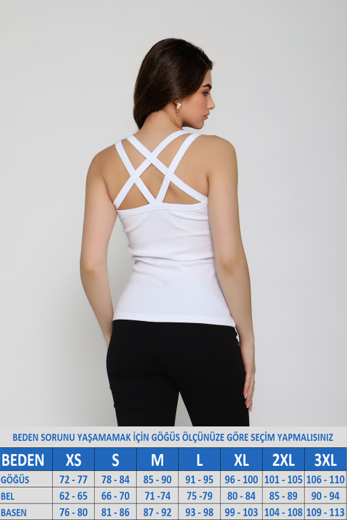 Kadın%20Çapraz%20Askılı%20Kaşkorse%20Fitilli%20Beyaz%20Atlet