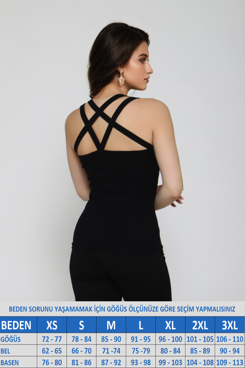 Kadın%20Çapraz%20Askılı%20Kaşkorse%20Fitilli%20Siyah%20Atlet